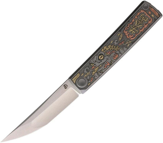 North Mountain Blade Kaiken Linerlock Golden Toad KAIKEN-GOLDEN-TOAD by North Mountain Blade