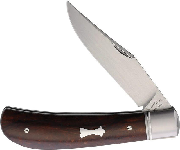 North Mountain Blade Lanny Slip Joint Ironwood LANNY-M390-IRONWOOD by North Mountain Blade