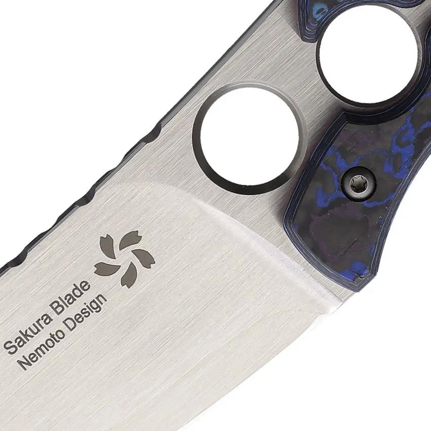 North Mountain Blade Shura Fixed Blade Blue NEMOTO-SHURA-BLUE by North Mountain Blade