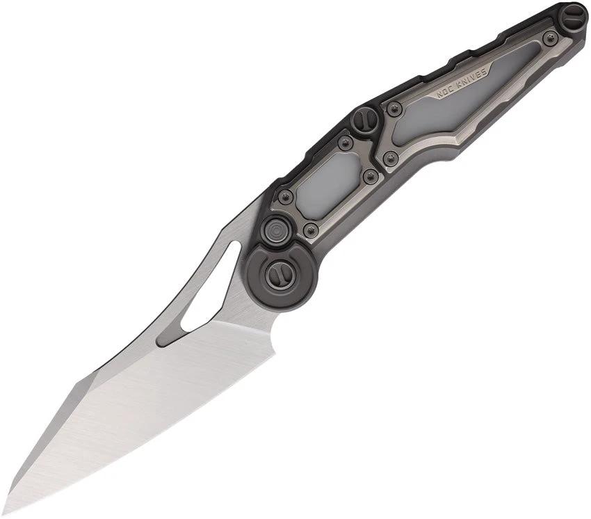 NOC Knives MT-32 Button Lock Gray NKMT3209 by NOC Knives