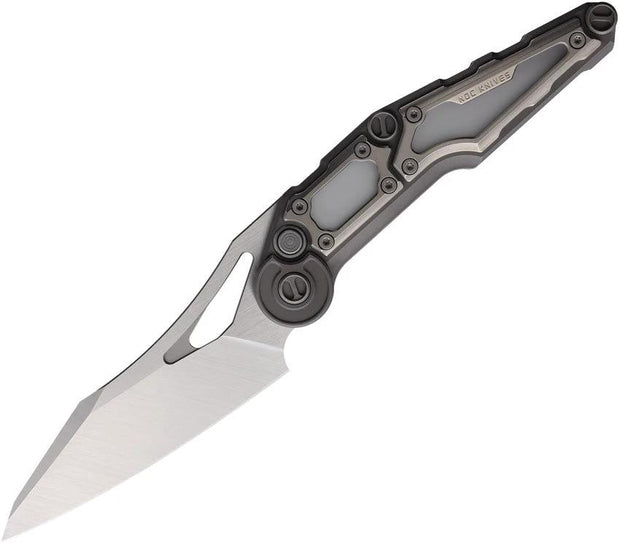 NOC Knives MT-32 Button Lock Gray NKMT3209 by NOC Knives