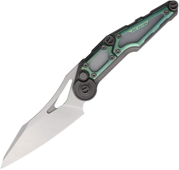 NOC Knives MT-32 Button Lock Green NKMT3210 by NOC Knives