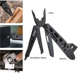 NexTool Vanguard Multi Tool NE20131 5.25 Inch Closed Stainless Handle With Wrench Needlenose Pliers Wire Cutter Saw Blade by NexTool