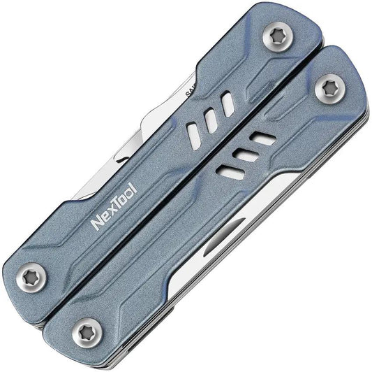 NexTool Mini Sailor Pliers Multitool NE20156B - 2.63 Inch Closed Blue Aluminum Handles by NexTool