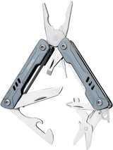 NexTool Mini Sailor Pliers Multitool NE20156B - 2.63 Inch Closed Blue Aluminum Handles by NexTool