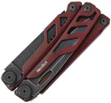 NexTool Flagship Pro Multi Tool NE20279 - Red Stainless Handles, Locking Mechanism, 14 Tools In One by NexTool