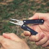NexTool Mini Sailor Lite Multi Tool NE20314B - 2.75 Inch Closed Length With Black Aluminum Handles TSA Compliance by NexTool