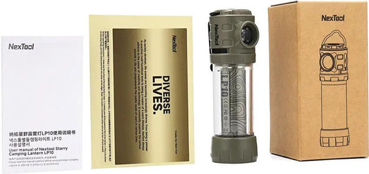 NexTool Starry Camping Lantern LP10 NE20331 - Up To 550 Lumens Rechargeable With Type-C Charging Magnetic Base by NexTool