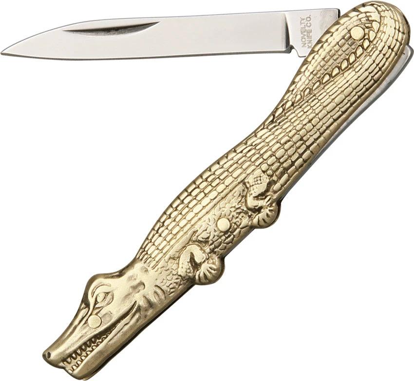 Novelty Cutlery Alligator K0033 NICKEL SILVER by Novelty Cutlery