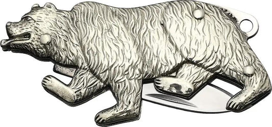 Novelty Cutlery Bear Folder KB140 - Bear Shaped Handle and 1-Inch Mirror Finish Blade by Novelty Cutlery