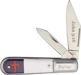 Novelty Cutlery Christian Flag Barlow KOO12B /NV284 by Novelty Cutlery