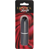 Novelty Cutlery Lipstick Knife Black - Rotating Blade Mechanism For Safe Opening by Novelty Cutlery