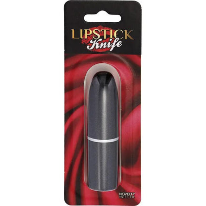 Novelty Cutlery Lipstick Knife Black - Rotating Blade Mechanism For Safe Opening by Novelty Cutlery