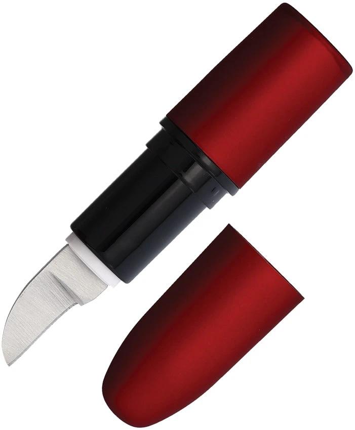 Novelty Cutlery Lipstick Knife Red NV332 RED by Novelty Cutlery