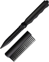 Novelty Cutlery Personal Safety Brush Knife NV338 BS111421 BLACK by Novelty Cutlery