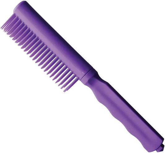 Novelty Cutlery Personal Safety Brush Knife NV339 - Purple ABS One Piece Construction With Pull Up Brush To Reveal Blade by Novelty Cutlery