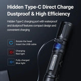 Nextorch E51C EDC Flashlight USB C Rechargeable 1600 Lumen High Mode For EDC And Professionals Rugged Aluminum by Nextorch