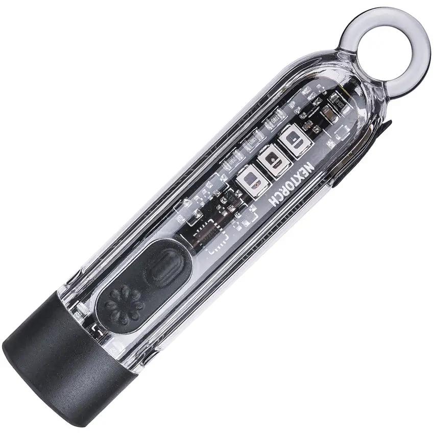Nextorch K40 Keychain Light Rechargeable EDC Flashlight With White Red Blue UV LEDs by Nextorch