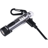 Nextorch K40 Keychain Light Rechargeable EDC Flashlight With White Red Blue UV LEDs by Nextorch