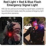 Nextorch K40 Keychain Light Rechargeable EDC Flashlight With White Red Blue UV LEDs by Nextorch