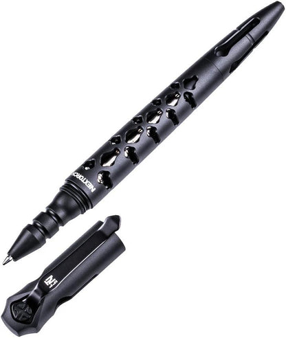 Nextorch Dino Bone Tactical Pen Black For EDC Enthusiasts, Rugged Aluminum, Reliable Ink by Nextorch