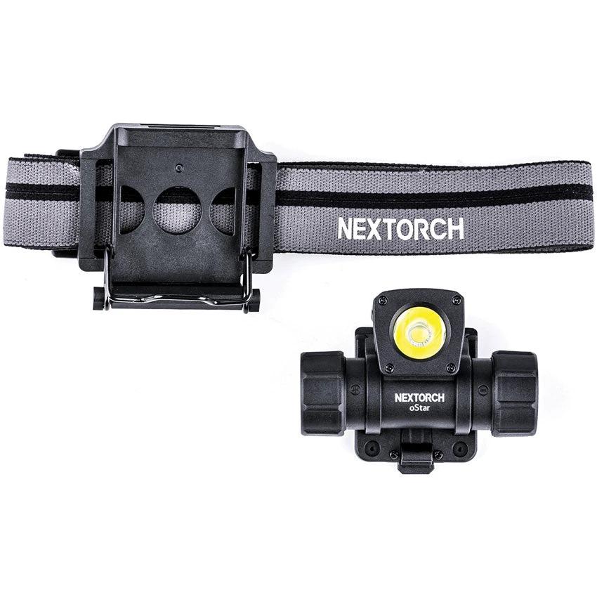 Nextorch OStar Headlamp Rechargeable OSRAM P9 LED Multi Mode Helmet Mount for Professionals by Nextorch
