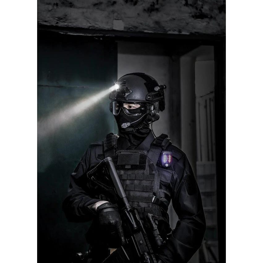 Nextorch OStar Headlamp Rechargeable OSRAM P9 LED Multi Mode Helmet Mount for Professionals by Nextorch