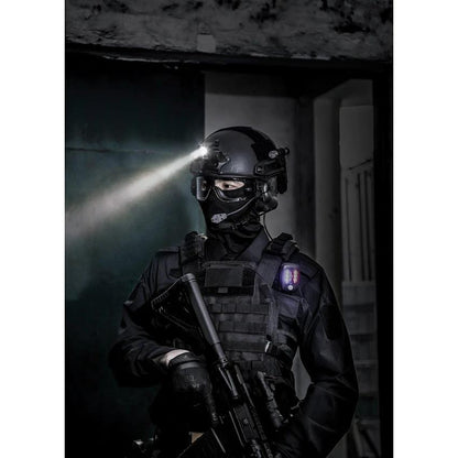 Nextorch OStar Headlamp Rechargeable OSRAM P9 LED Multi Mode Helmet Mount for Professionals by Nextorch