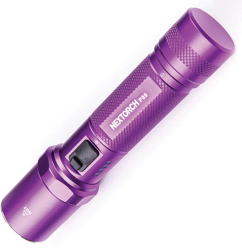 Nextorch P80 Tactical Flashlight Purple PS520262 by Nextorch