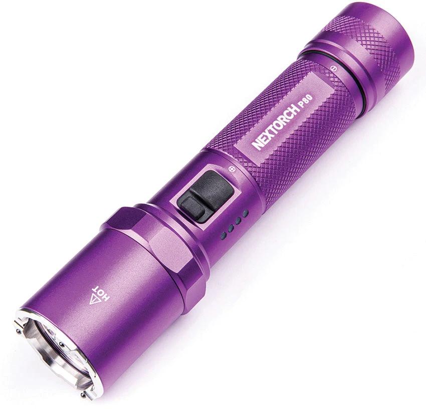 Nextorch P80 Tactical Flashlight Purple PS520262 by Nextorch