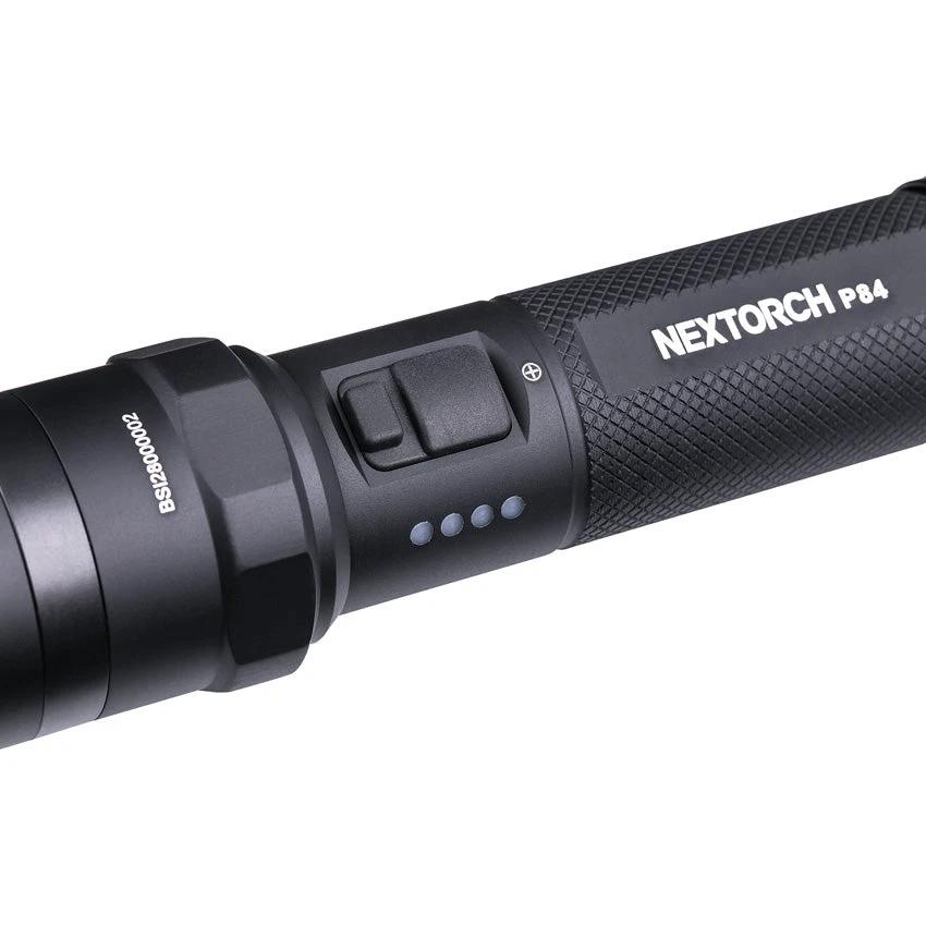 Nextorch P84 Tactical Flashlight Rechargeable All Purpose Light For Professionals And Outdoor Enthusiasts by Nextorch