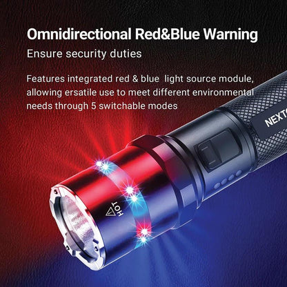 Nextorch P84 Tactical Flashlight Rechargeable All Purpose Light For Professionals And Outdoor Enthusiasts by Nextorch