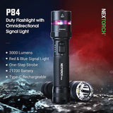 Nextorch P84 Tactical Flashlight Rechargeable All Purpose Light For Professionals And Outdoor Enthusiasts by Nextorch