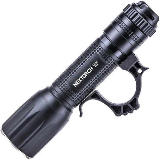 Nextorch TA30 Max Tactical Flashlight 2100 Lumen Rechargeable Strobe Water Resistant Tailcap Switch For Professionals by Nextorch