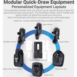 Nextorch Tactical MOLLE Belt Durable Modular Belt With Aluminum Buckle For Professionals And Outdoor Enthusiasts by Nextorch