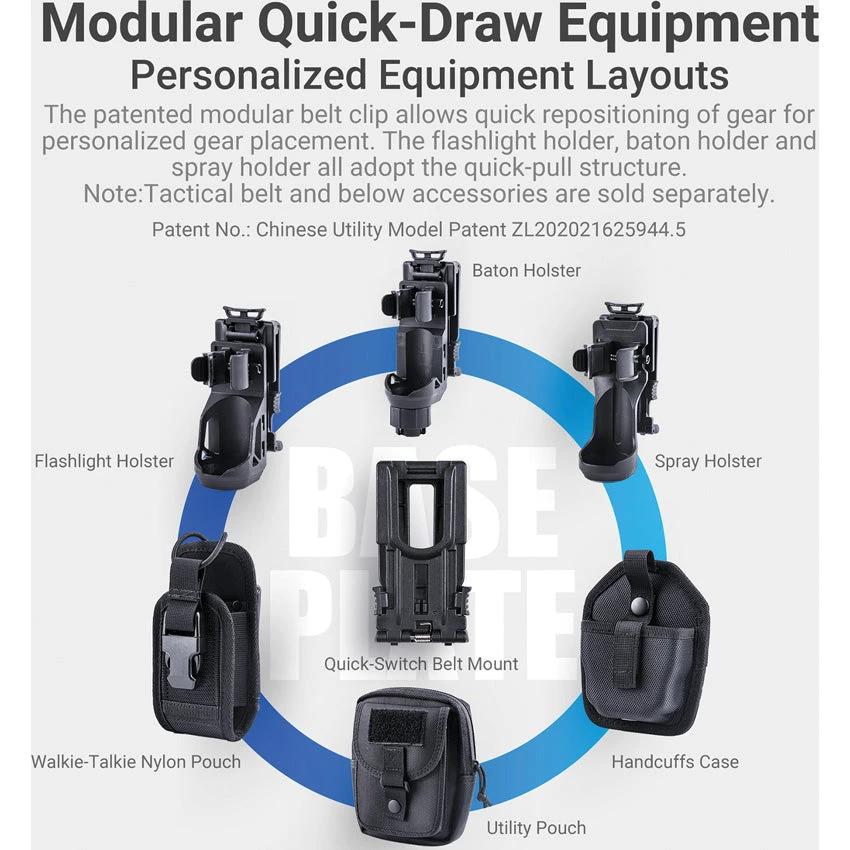 Nextorch Tactical MOLLE Belt Durable Modular Belt With Aluminum Buckle For Professionals And Outdoor Enthusiasts by Nextorch