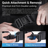 Nextorch Tactical MOLLE Belt Durable Modular Belt With Aluminum Buckle For Professionals And Outdoor Enthusiasts by Nextorch