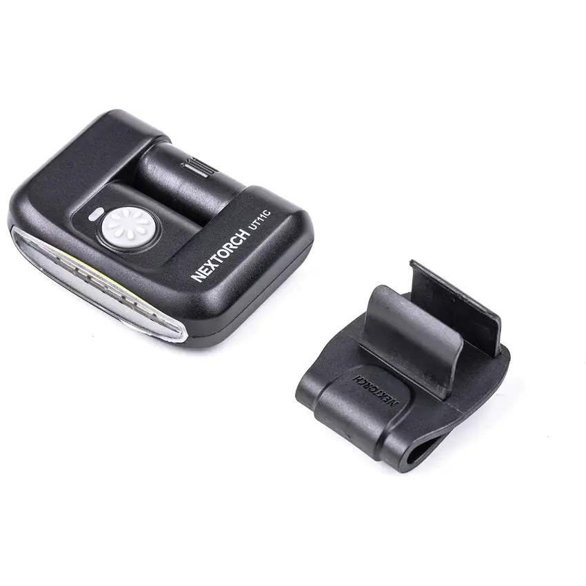 Nextorch UT11C Rechargeable Clip Light For Night Cycling And Outdoor Use Bright Hands Free Cap And Helmet Clip by Nextorch