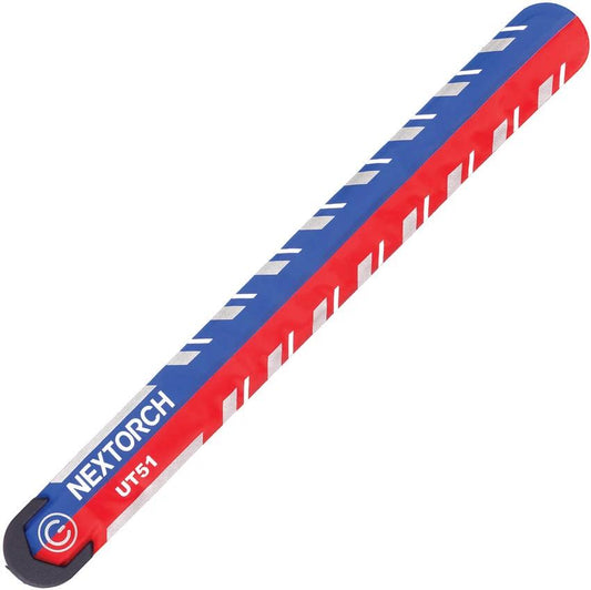 Nextorch UT51 Flashing Warning Bracelet USB C Rechargeable 360 Degree View Slap Design for Traffic Cones by Nextorch