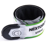 Nextorch UT51C Safety Slap Bracelet USB C Rechargeable LED 33 Hour Runtime Green Blue Orange by Nextorch