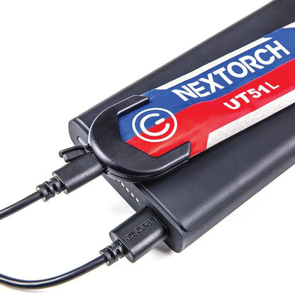 Nextorch UT51 Flashing Warning Bracelet Red Blue Modes Water Resistant ABS Lithium Battery Included by Nextorch