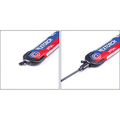 Nextorch UT51 Flashing Warning Bracelet Red Blue Modes Water Resistant ABS Lithium Battery Included by Nextorch