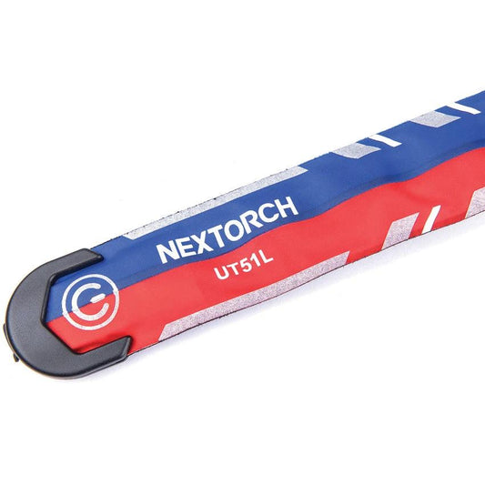 Nextorch UT51 Flashing Warning Bracelet Red Blue Modes Water Resistant ABS Lithium Battery Included by Nextorch