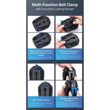 Nextorch V12 Modular Handcuff Holster Secure Retention With Flexible Mounting For Law Enforcement Pros by Nextorch