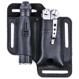 Nextorch V40 Multi Tool Sheath Leather Holster For Flashlight And Folded Tools Durable Black Outdoor Enthusiasts by Nextorch