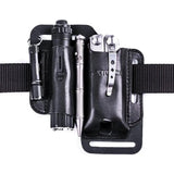 Nextorch V40 Multi Tool Sheath Leather Holster For Flashlight And Folded Tools Durable Black Outdoor Enthusiasts by Nextorch