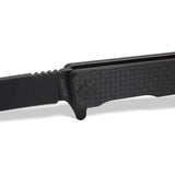Ocaso Solstice Linerlock Black CF 10CFB - S35VN Blade With Carbon Fiber Handle And Extended Tang by Ocaso