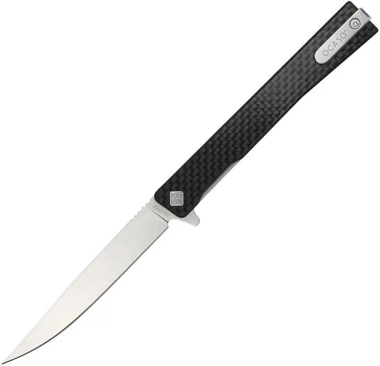 Ocaso Solstice Linerlock Satin CF 10CFS by Ocaso