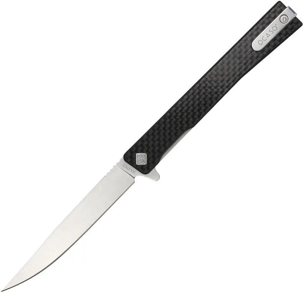 Ocaso Solstice Linerlock Satin CF 10CFS by Ocaso