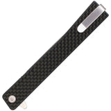 Ocaso Solstice Linerlock Satin CF 10CFS by Ocaso